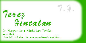 terez hintalan business card