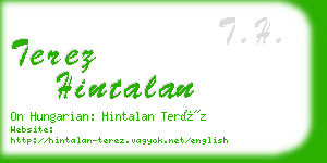 terez hintalan business card